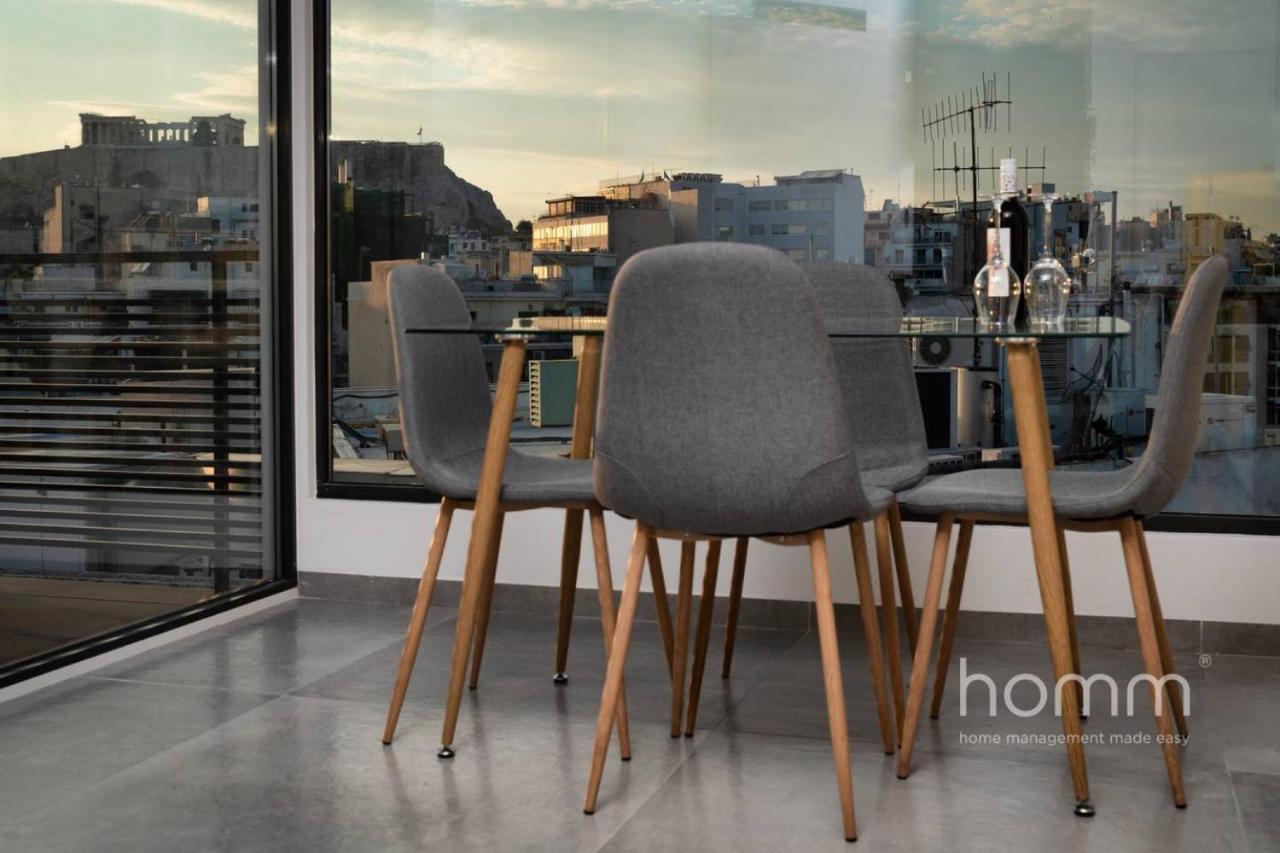 Апартаменти 59M² Homm Loft- Penthouse With Acropolis View,2Ppl Афіни Екстер'єр фото