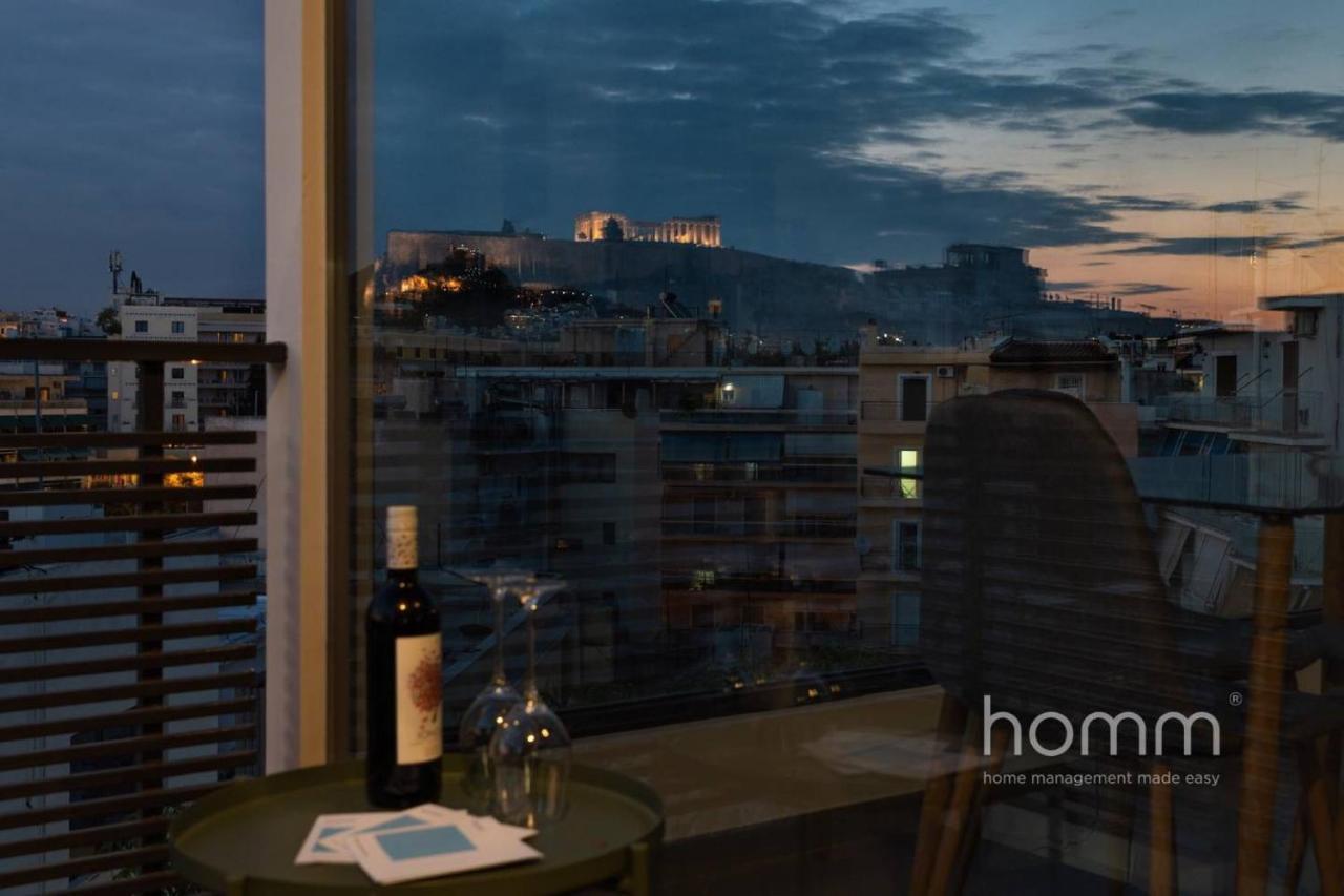 Апартаменти 59M² Homm Loft- Penthouse With Acropolis View,2Ppl Афіни Екстер'єр фото