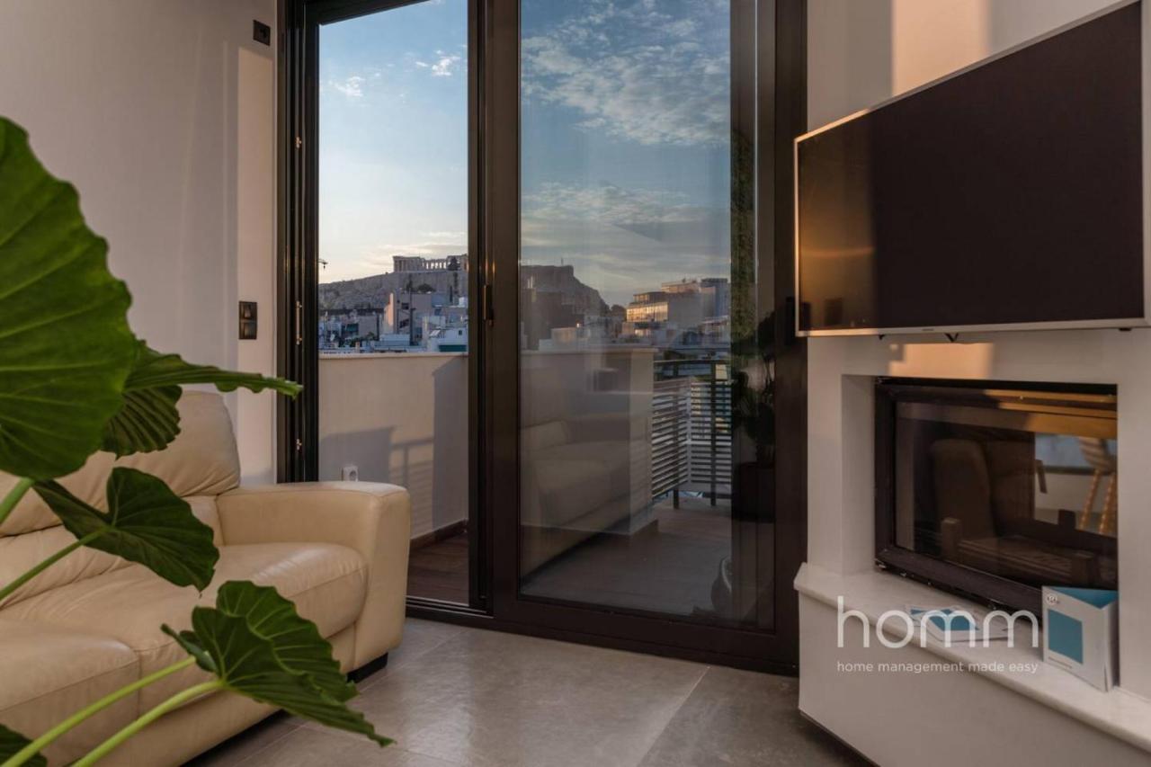 Апартаменти 59M² Homm Loft- Penthouse With Acropolis View,2Ppl Афіни Екстер'єр фото